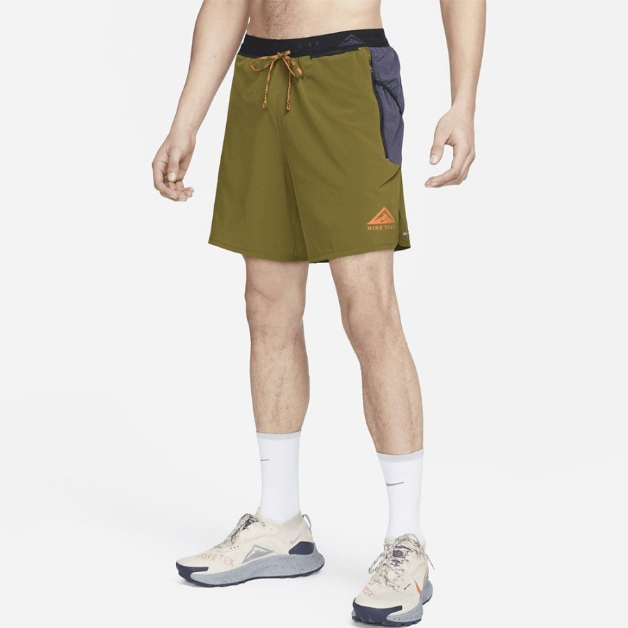 Men Nike | Nike Trail Dri-Fit Second Sunrise Running Shorts