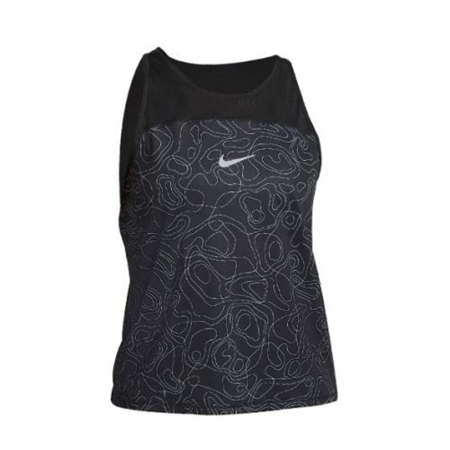 Women Nike | Nike Wmns Miler Run Division Printed Running Tank Top