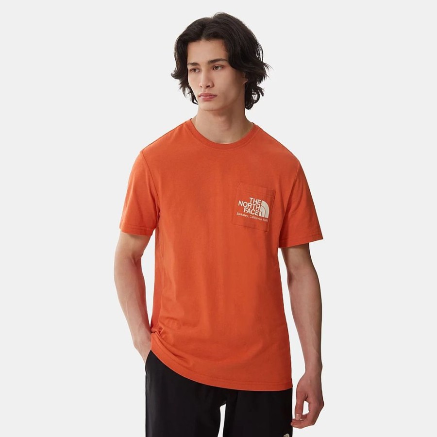 Men The North Face | The North Face Berkeley California Pocket Ss Lifestyle T-Shirt