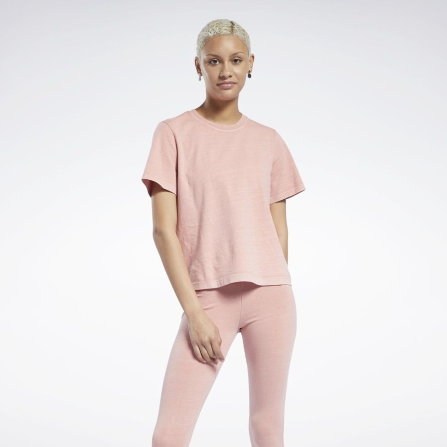 Women Reebok | Reebok Wmns Classics Natural Dye Ss Lifestyle T-Shirt