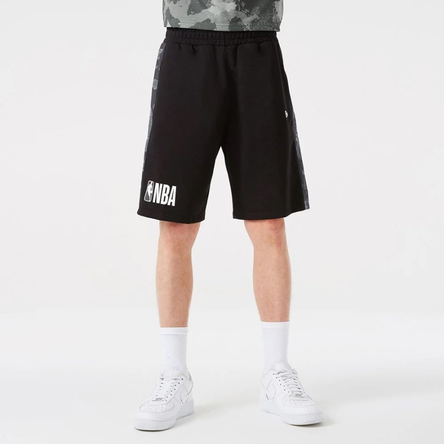 Men New Era | New Era Nba Logo Outdoor Utility Shorts