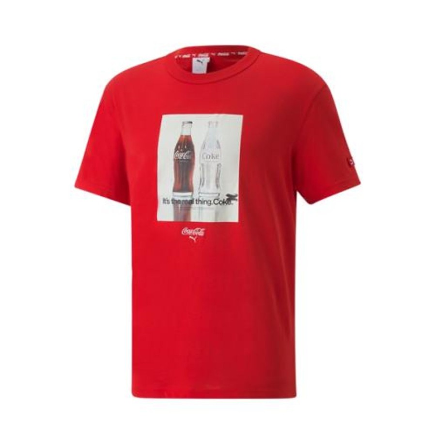 Men Puma | Puma X Coca-Cola Relaxed Ss Lifestyle T-Shirt