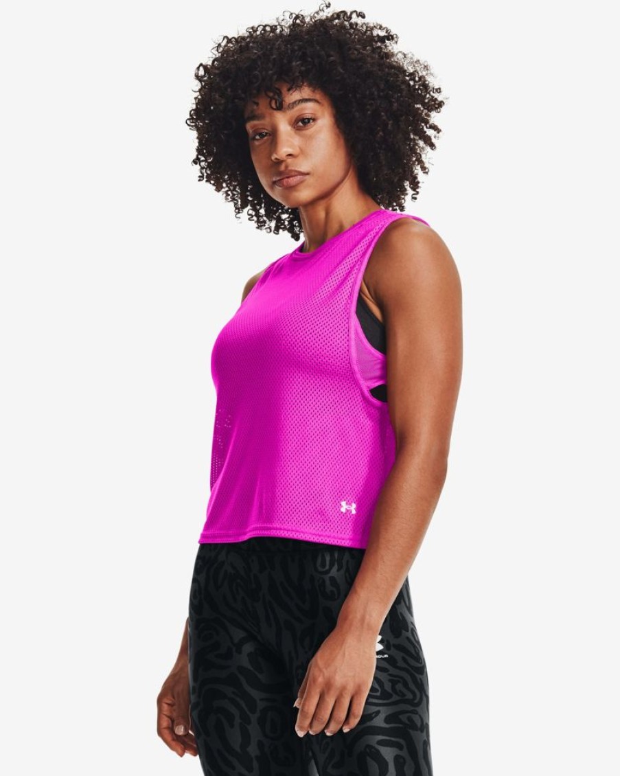 Women Under Armour | Under Armour Wmns Heatgear Muscle Mesh Tank Top