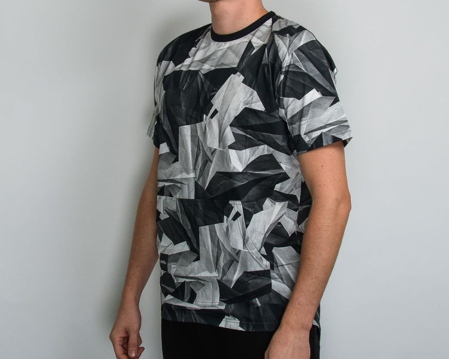 Men Backyard Cartel | Backyard Cartel Paper Camo Ss Lifestyle T-Shirt