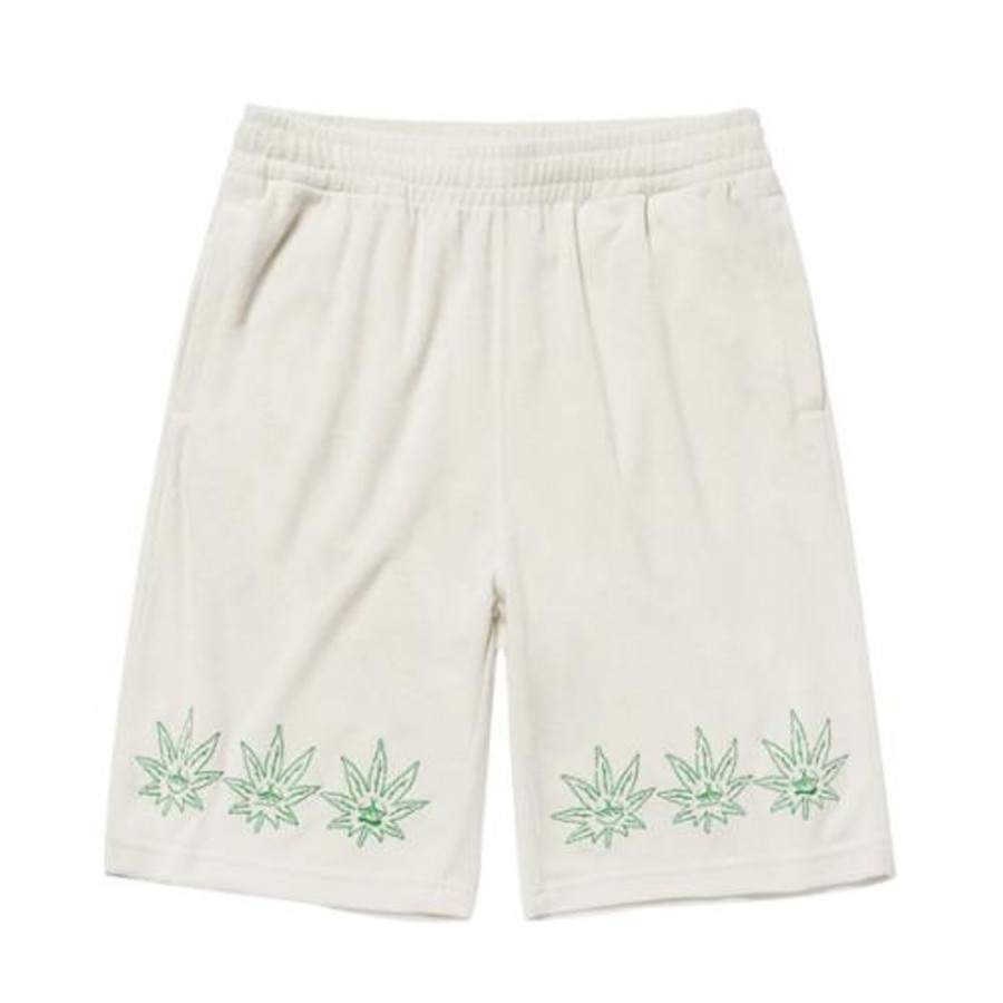 Men HUF | Huf Green Buddy Terry Cloth Shorts