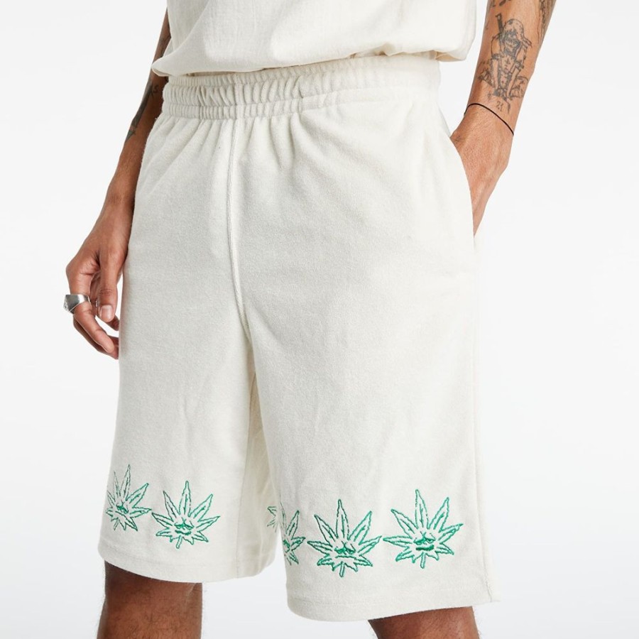 Men HUF | Huf Green Buddy Terry Cloth Shorts