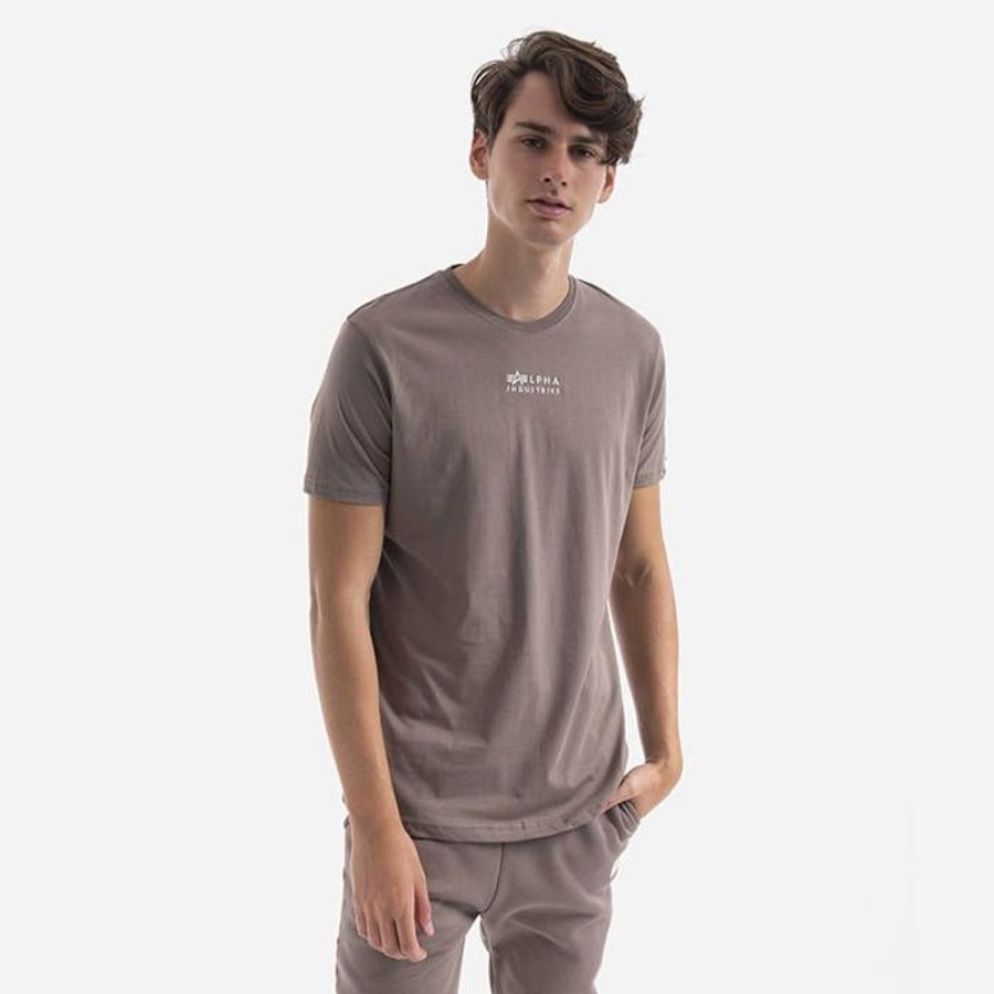 Men Alpha Industries | Alpha Industries Organics Emb Ss Lifestyle T-Shirt