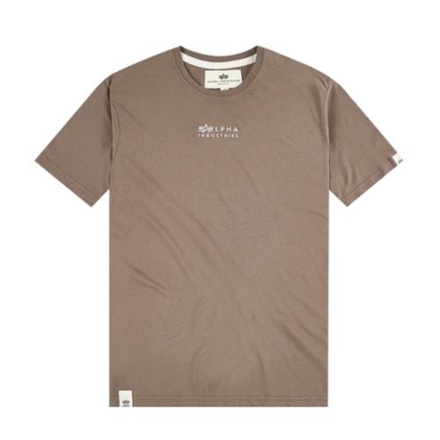 Men Alpha Industries | Alpha Industries Organics Emb Ss Lifestyle T-Shirt