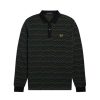 Men Fred Perry | Fred Perry Jacquard Ls Polo T-Shirt