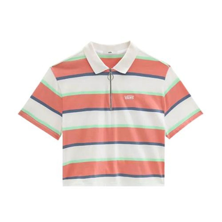 Women Vans | Vans Wmns Skate Stripe Ss Polo T-Shirt