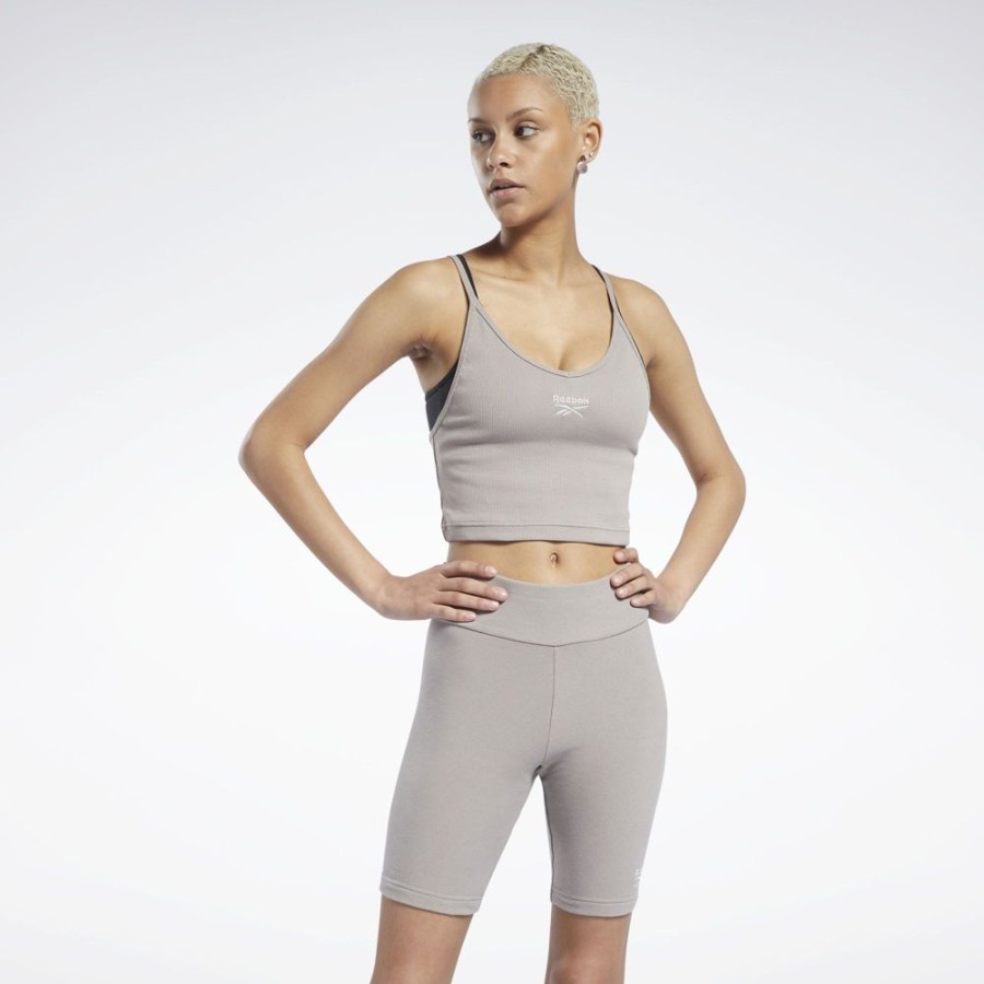 Women Reebok | Reebok Wmns Classics Strappy Rib Lifestyle Tank Top