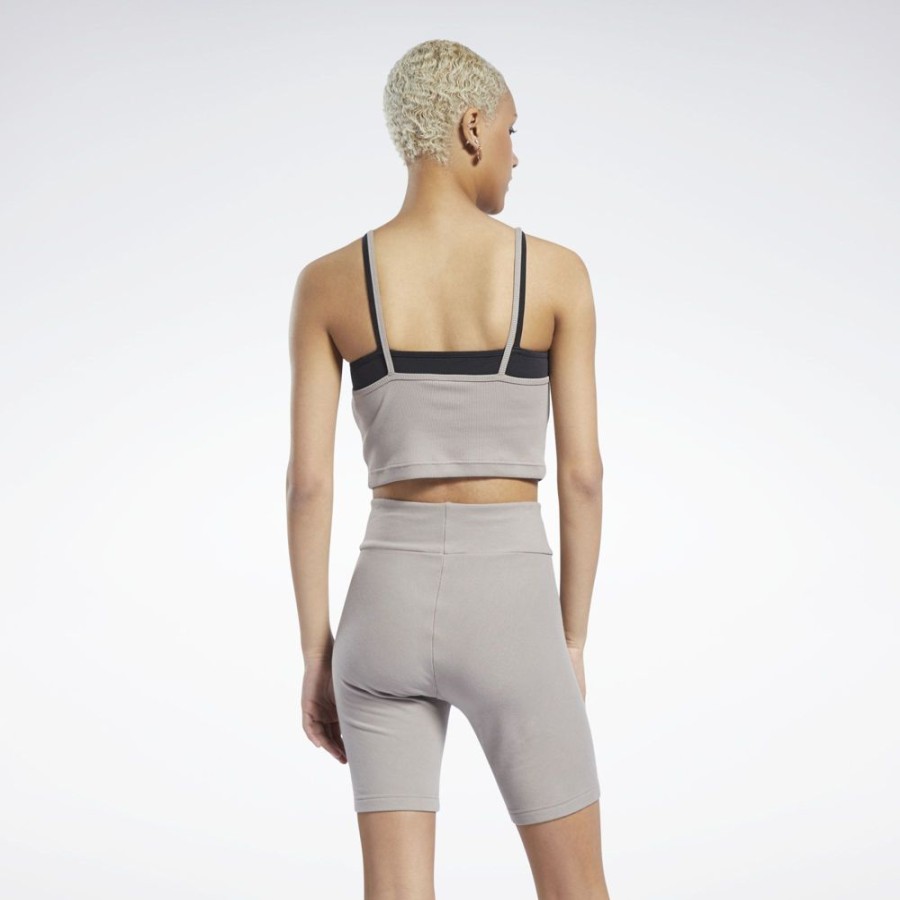 Women Reebok | Reebok Wmns Classics Strappy Rib Lifestyle Tank Top