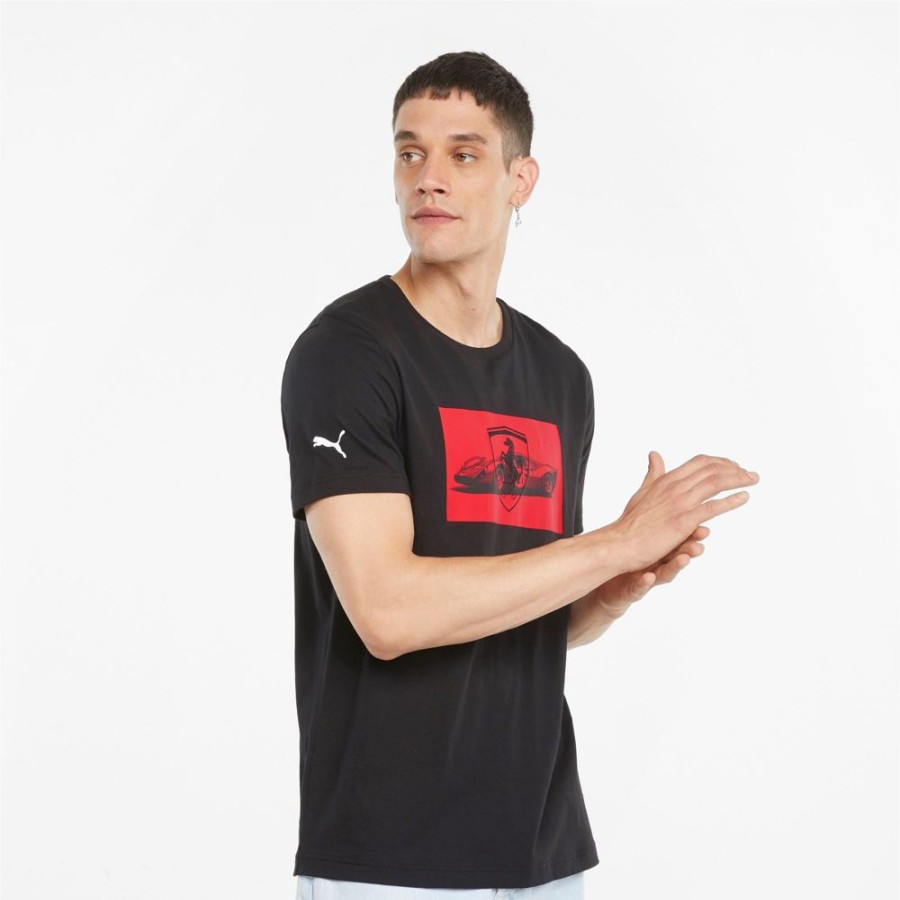 Men Puma | Puma Ferrari Race Graphic Ss Lifestyle T-Shirt