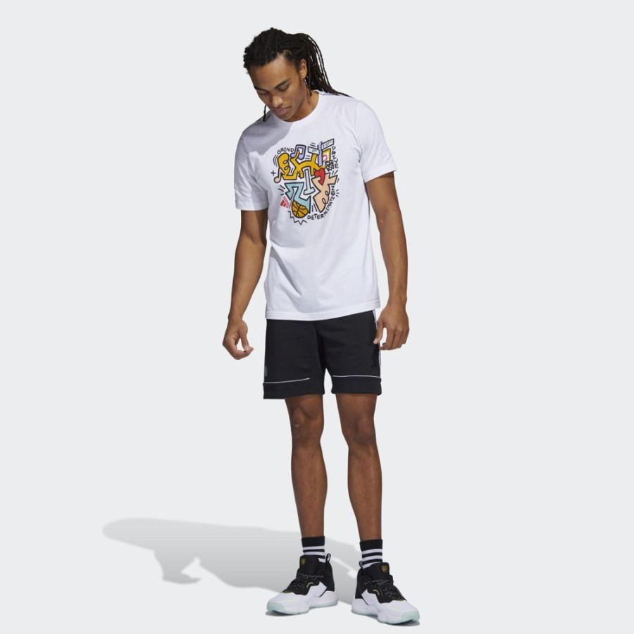 Men adidas Performance | Adidas Donovan Mitchell D.O.N. Issue 3 Ss Basketball T-Shirt