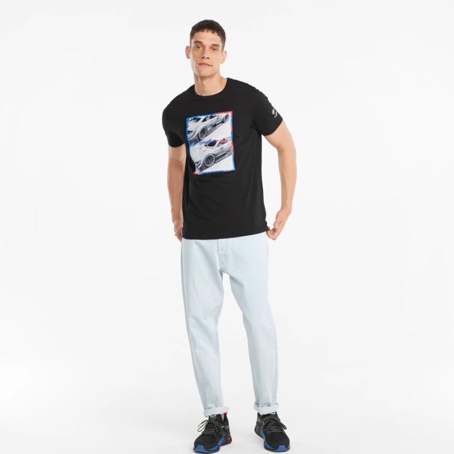 Men Puma | Puma Bmw Mms Logo Graphic Ss Lifestyle T-Shirt