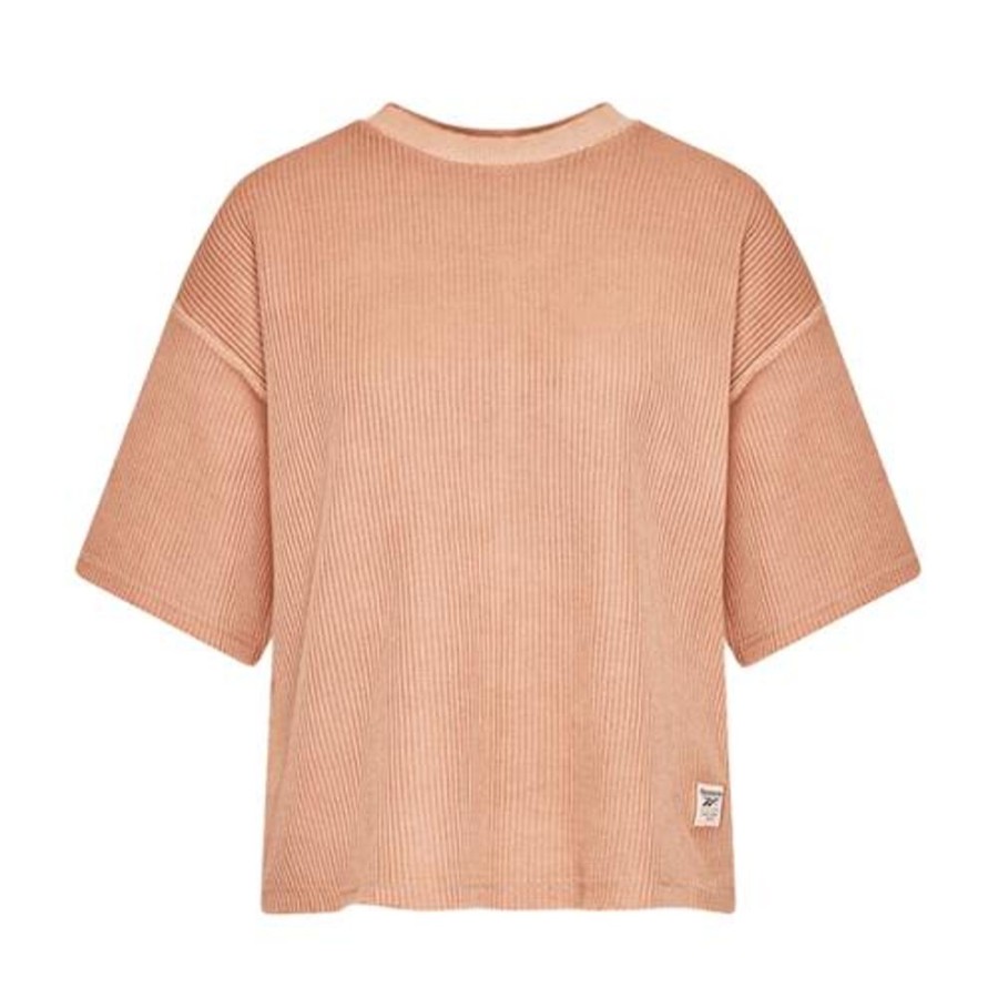 Women Reebok | Reebok Wmns Classics Natural Dye Waffle Ss Lifestyle T-Shirt