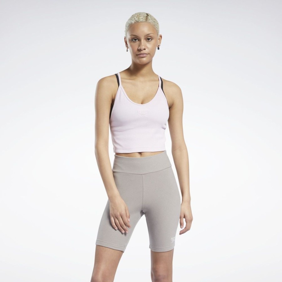 Women Reebok | Reebok Wmns Classics Strappy Rib Lifestyle Tank Top