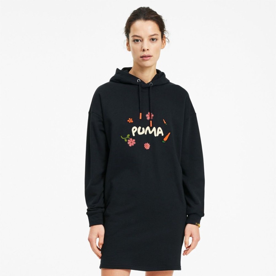 Women Puma | Puma Wmns X Randomevent Hooded Dress