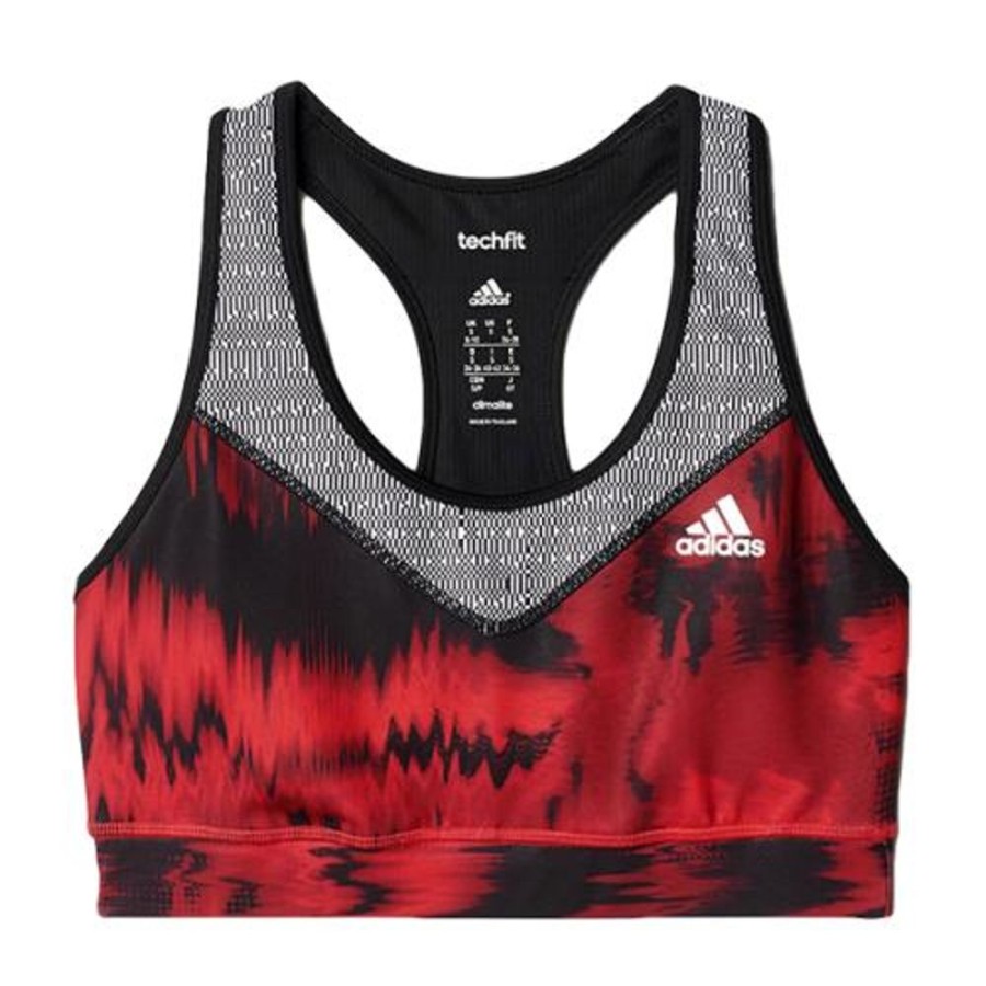 Women adidas Performance | Adidas Wmns Techfit Glitch Print Bra