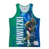 Men Mitchell & Ness | Mitchell & Ness Nba Miami Heat Dwyane Wade Player Burst Mesh Basketball Tank Top