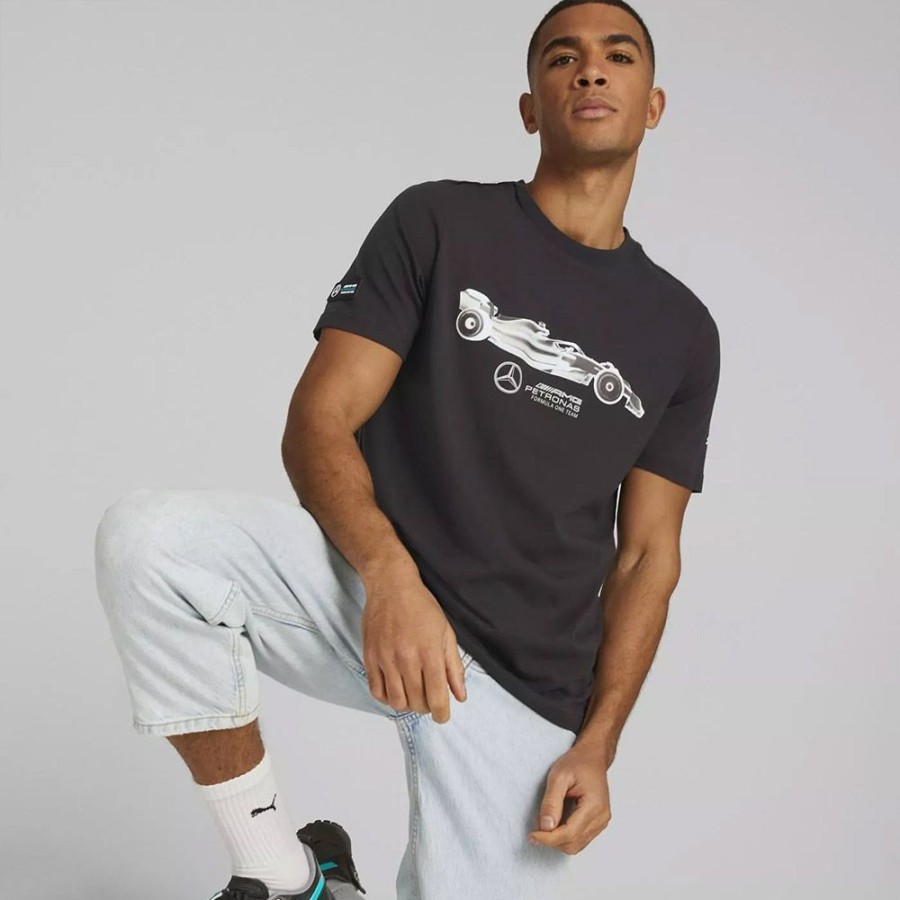 Men Puma | Puma Mercedes-Amg Petronas Motorsport Ess Car Graphic Lifestyle T-Shirt