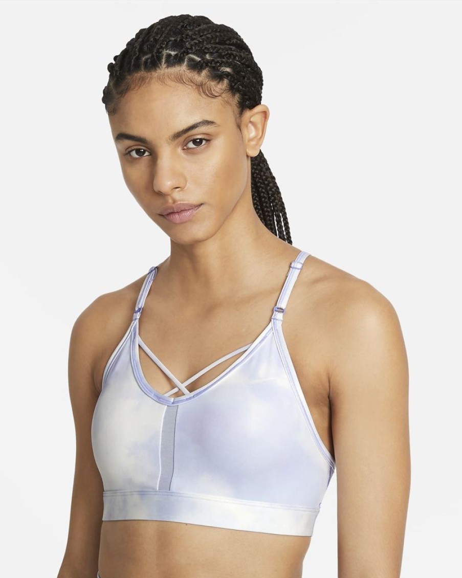 Women Nike | Nike Wmns Dri-Fit Indy Icon Clash Light-Support Padded Strappy Sports Bra