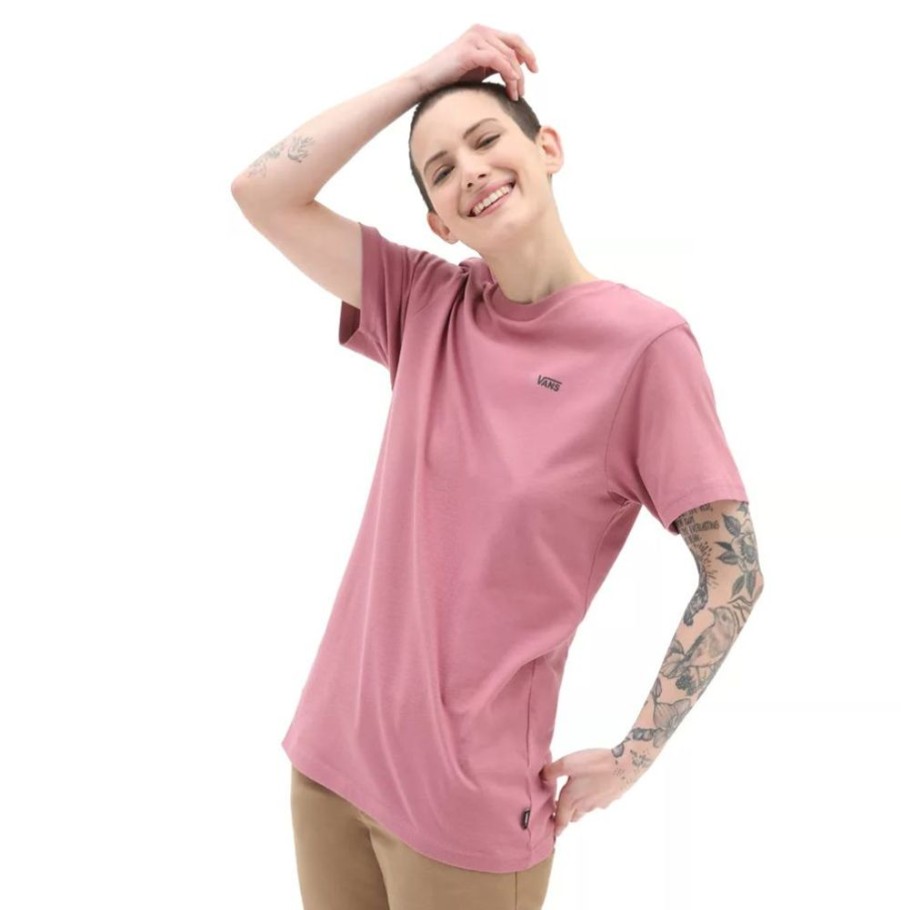 Women Vans | Vans Wmns Left Chest Logo Ss Lifestyle T-Shirt