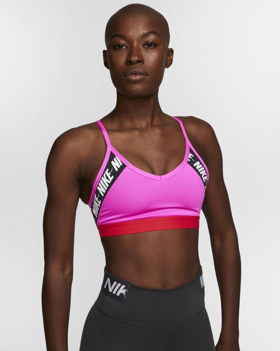 Women Nike | Nike Wmns Indy Light-Support Logo Sports Bra