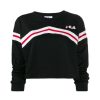 Women Fila | Fila Wmns Aja Cropped Ls Lifestyle T-Shirt