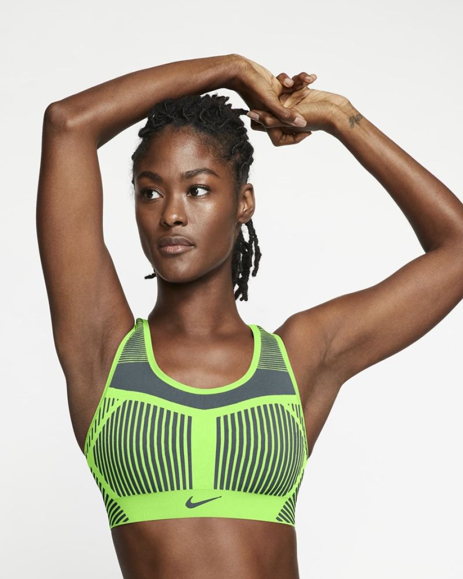 Women Nike | Nike Wmns Fe/Nom Flyknit High-Support Non-Padded Sports Bra