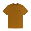 Men Fred Perry | Fred Perry Broken Tipped Pique Ss Lifestyle T-Shirt