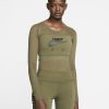 Women Nike | Nike Wmns Sportswear Mesh Ls Lifestyle Bodysuit