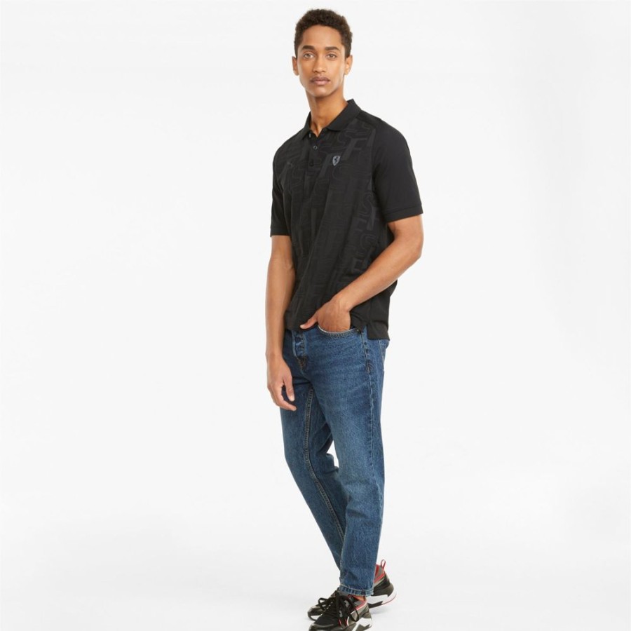 Men Puma | Puma Ferrari Style T7 Polo Ss Lifestyle T-Shirt