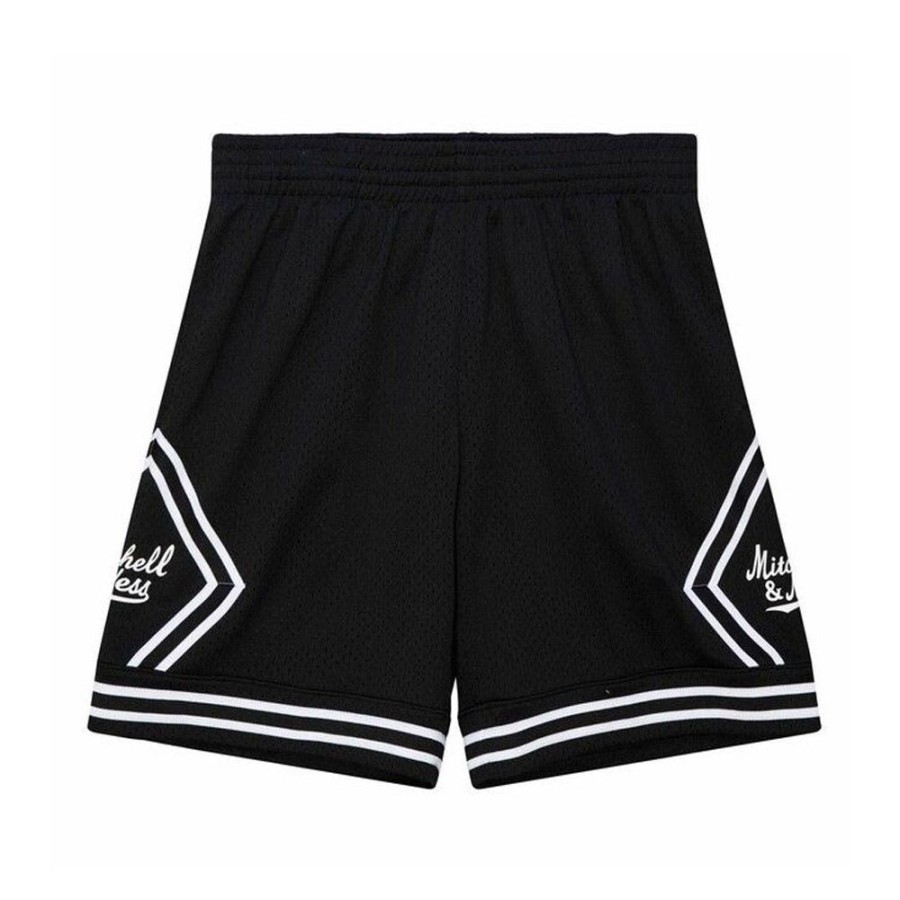 Men Mitchell & Ness | Mitchell & Ness Branded Diamond Script Shorts