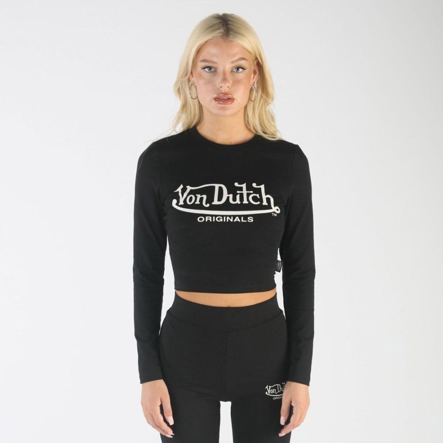 Women Von Dutch | Von Dutch Originals Wmns Blair Ls Lifestyle T-Shirt