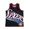 Men Mitchell & Ness | Mitchell & Ness Nba Big Face Philadelphia 76Ers Basketball Tank Top