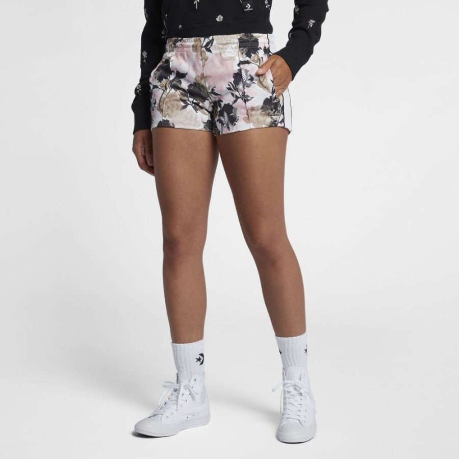 Women Converse | Converse Wmns Linear Floral Track Shorts