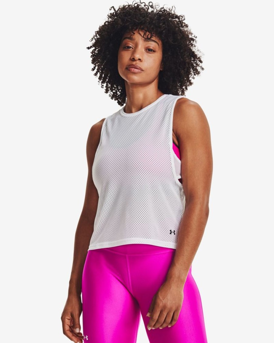 Women Under Armour | Under Armour Wmns Heatgear Muscle Mesh Tank Top