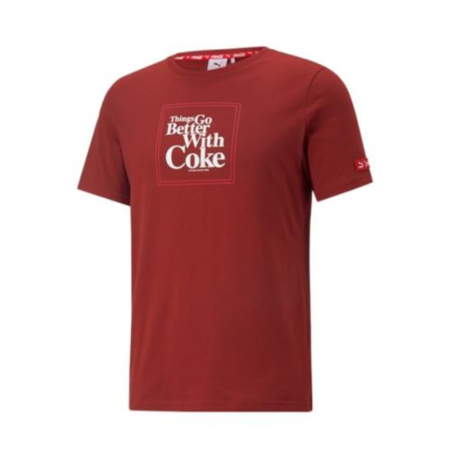 Men Puma | Puma X Coca-Cola Graphic Ss Lifestyle T-Shirt