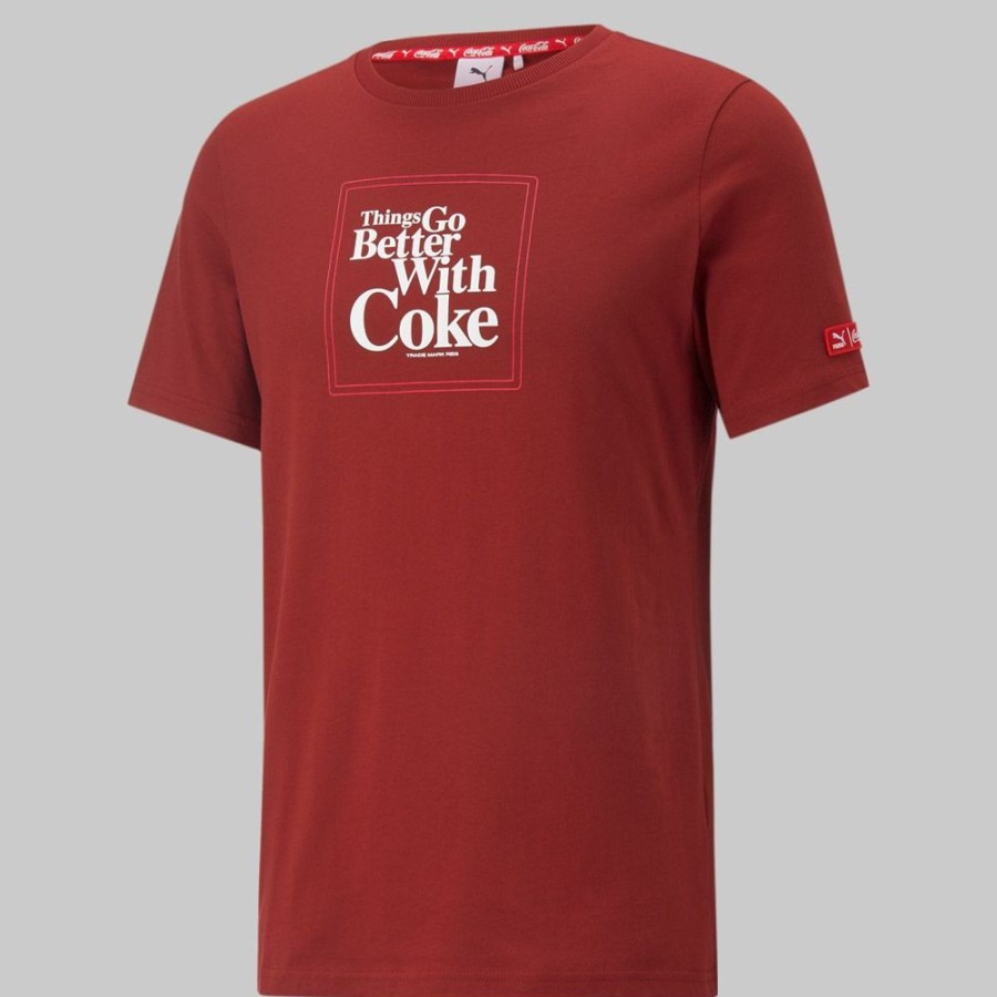 Men Puma | Puma X Coca-Cola Graphic Ss Lifestyle T-Shirt