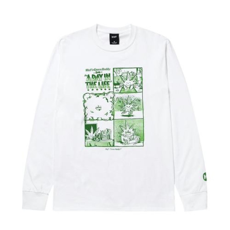 Men HUF | Huf Day In The Life Long Sleeve T-Shirt