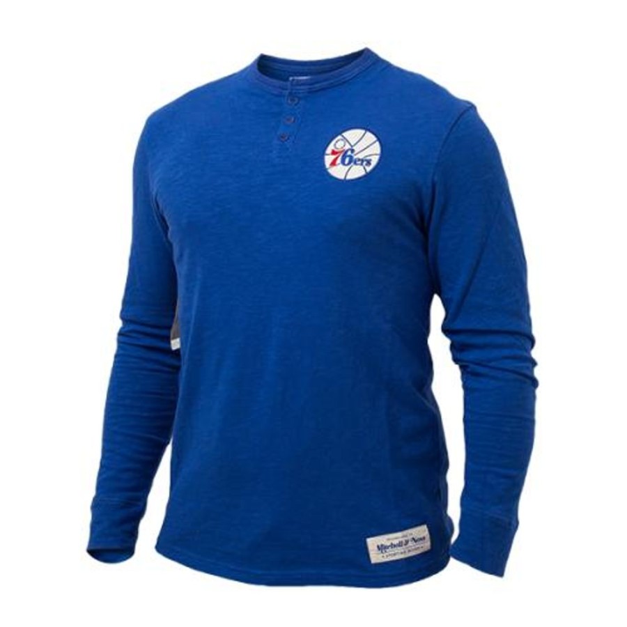 Men Mitchell & Ness | Mitchell & Ness Nba Philadelphia 76Ers First Round Pick Longsleeve