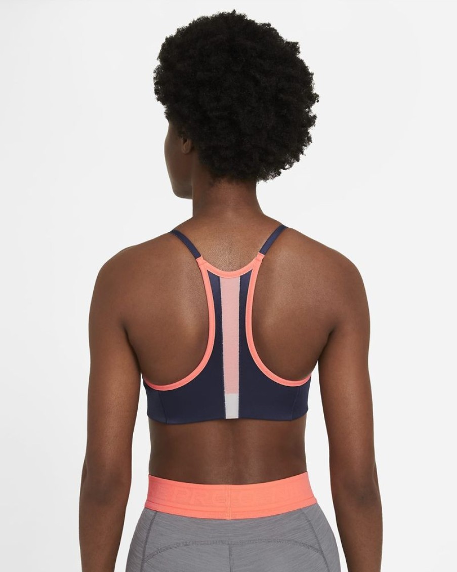 Women Nike | Nike Wmns Yoga Dri-Fit Indy Light-Support Padded Color-Block Sports Bra