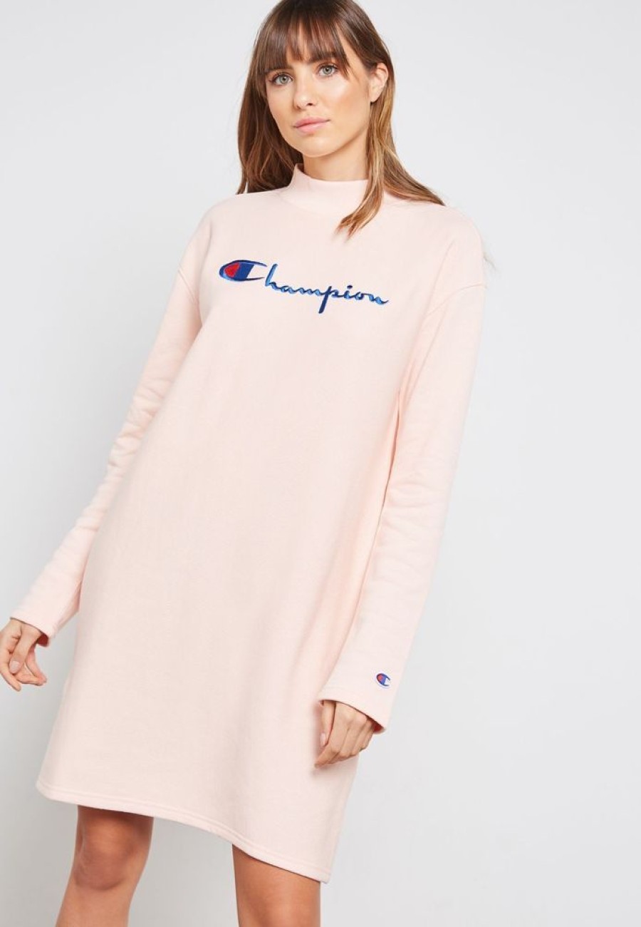 Women Champion | Champion Wmns Logo Oversized Reverse Weave Mini Sweater Dress