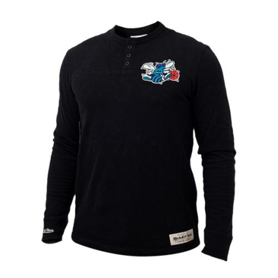 Men Mitchell & Ness | Mitchell & Ness Nba Charlotte Hornets First Round Pick Longsleeve