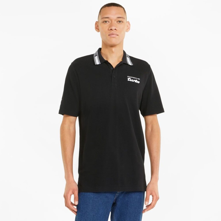 Men Puma | Puma Porsche Legacy Logo Ss Polo T-Shirt