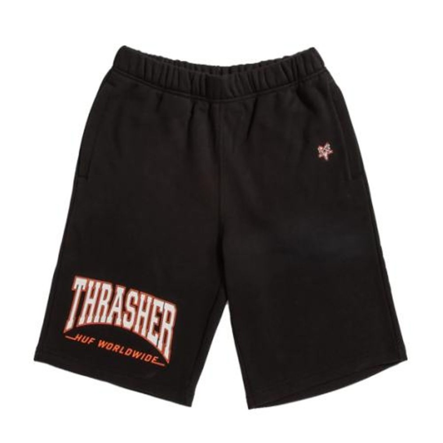 Men HUF | Huf X Thrasher Deep Drive Fleece Shorts