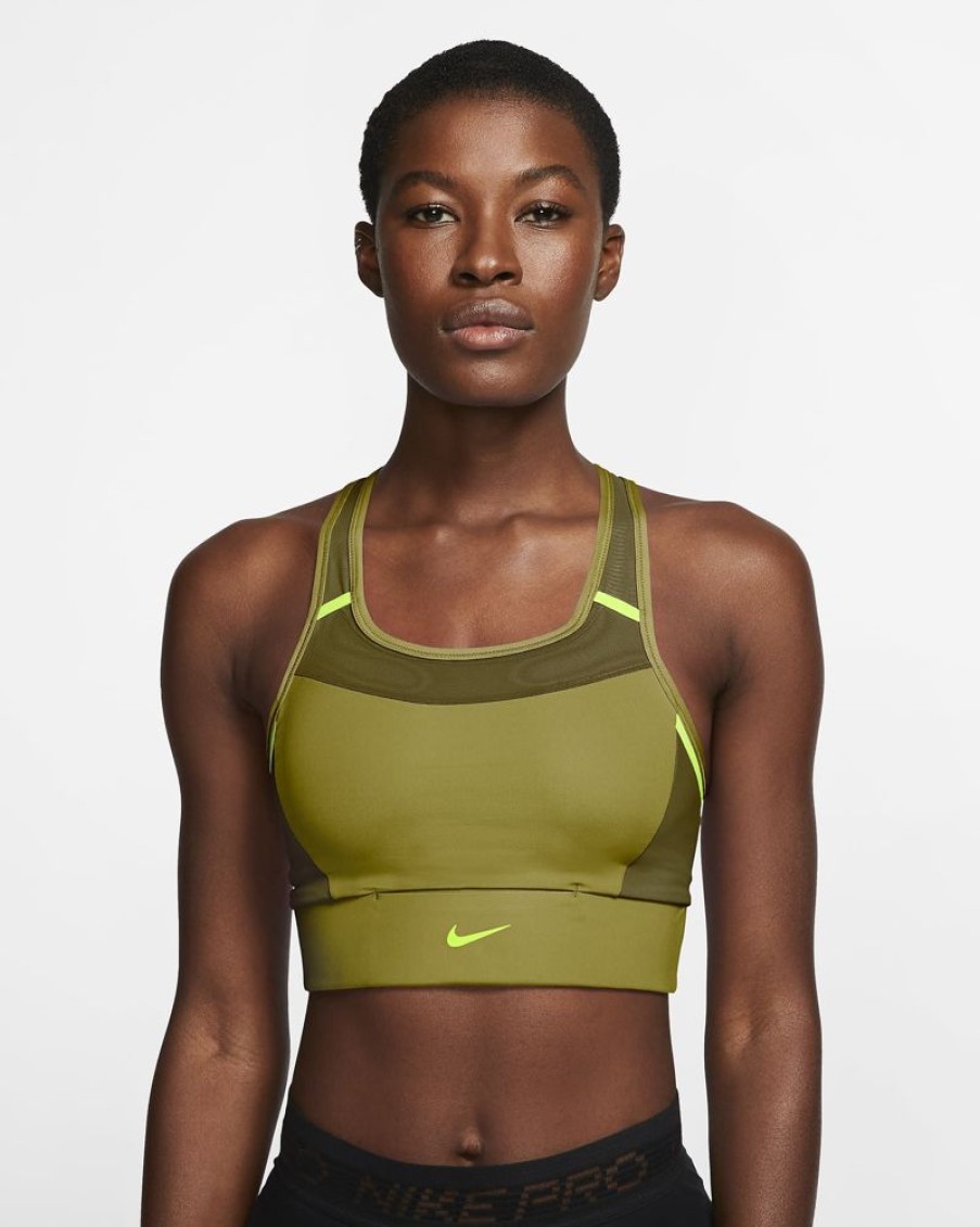 Women Nike | Nike Wmns Swoosh Medium-Support 1-Piece Pad Pocket Sports Bra