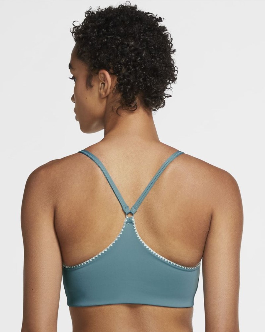 Women Nike | Nike Wmns Yoga Dri-Fit Indy Light-Support Padded Crochet Edge Sports Bra