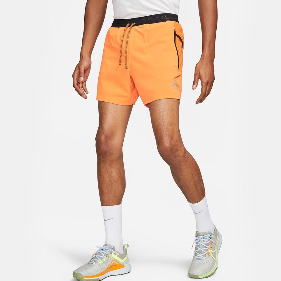 Men Nike | Nike Trail Second Sunrise Dri-Fit Brief-Lined Running Shorts